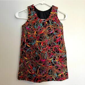 CWD Kids Textured Yarn Pattern Shift Dress – Girls Size 5/6